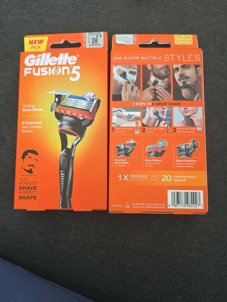 Gillette Fusion5 Razor - New Pack of two