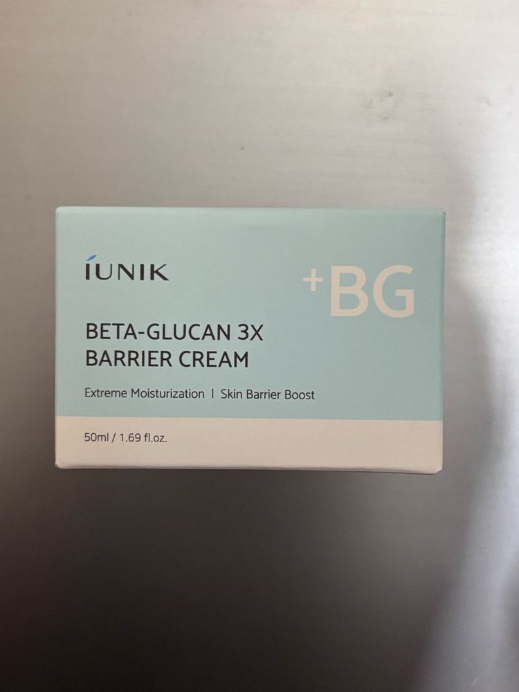 iunik beta glucan barrier cream