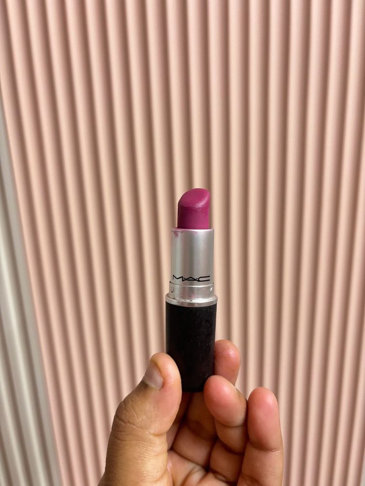 Vibrant Pink Lipstick Swatch