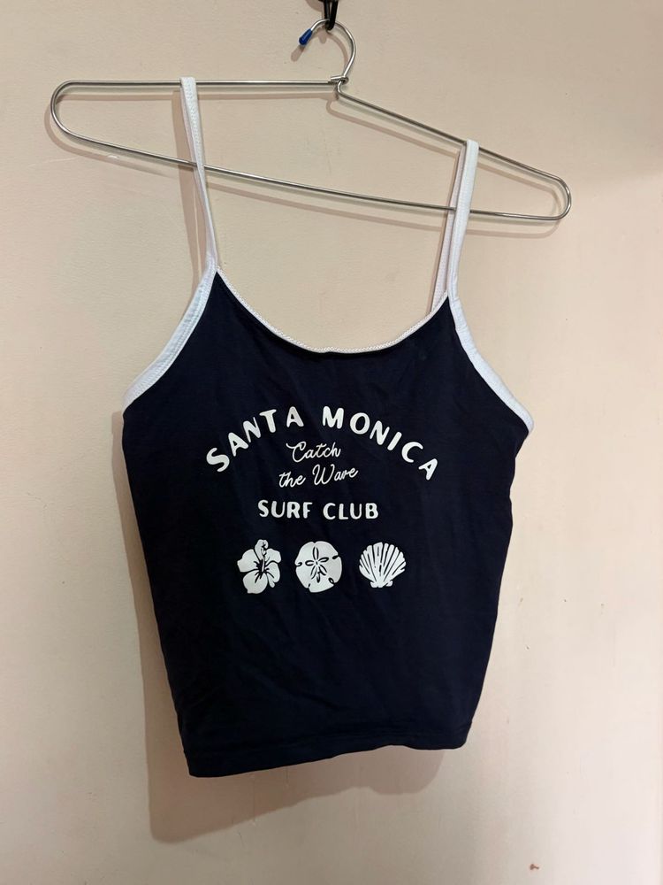 Santa Monica Surf Club Graphic Tank Top
