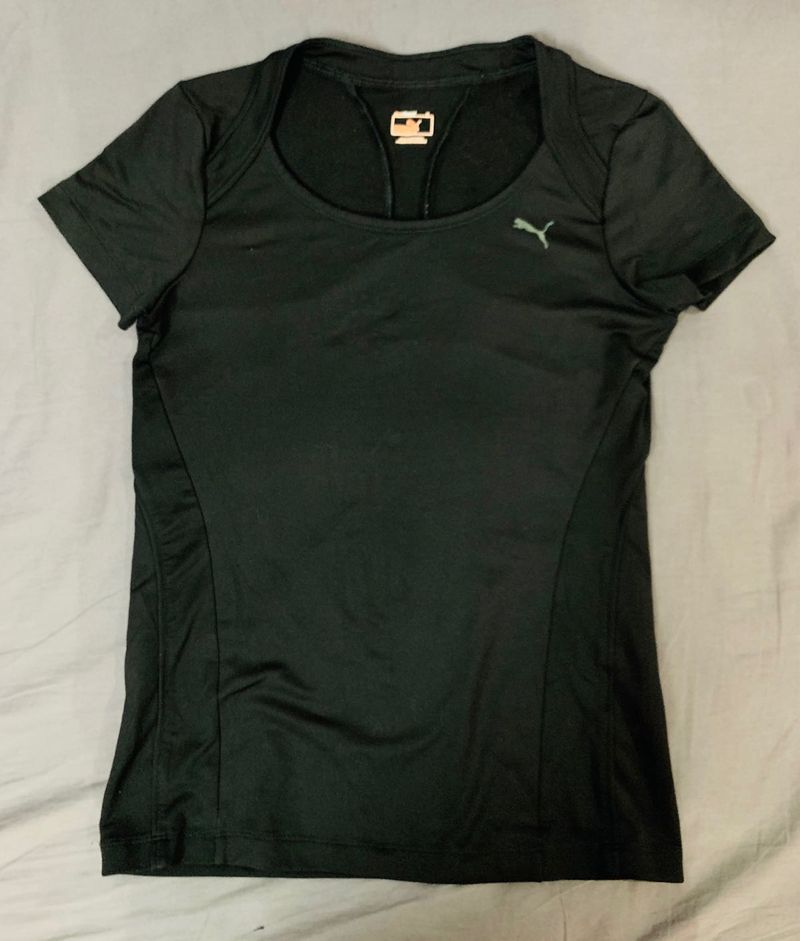 Puma Black Athletic T-Shirt