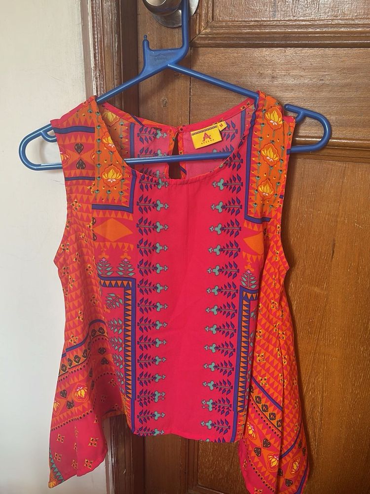 Vibrant Printed Top
