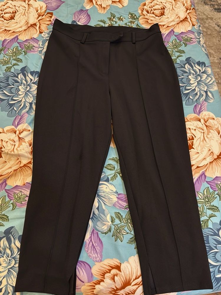 H&amp;M Black Straight Trousers