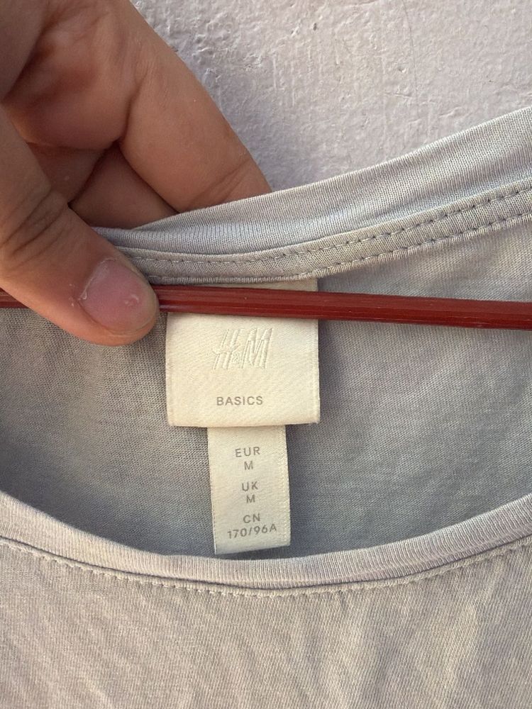 H&amp;M Basics Light Blue T-Shirt