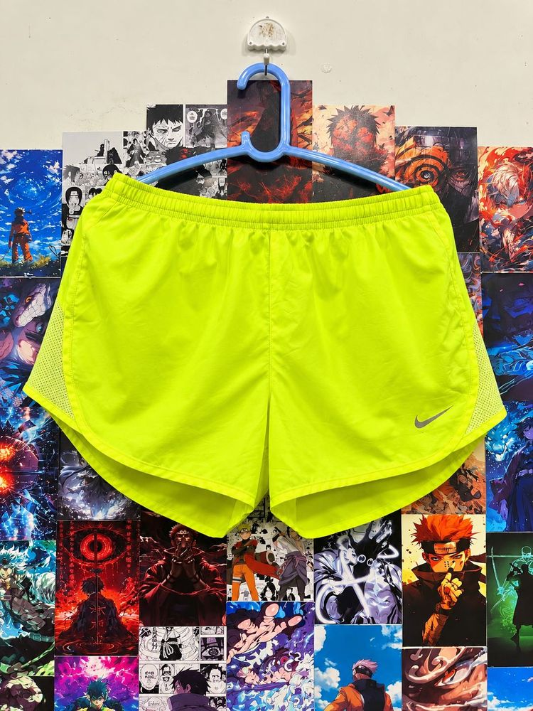 Neon Yellow Nike Running Shorts