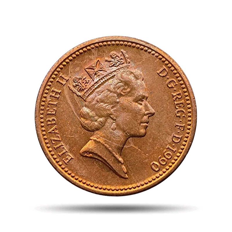 Queen Elizabeth II One Penny Coin Set (12 Coins)