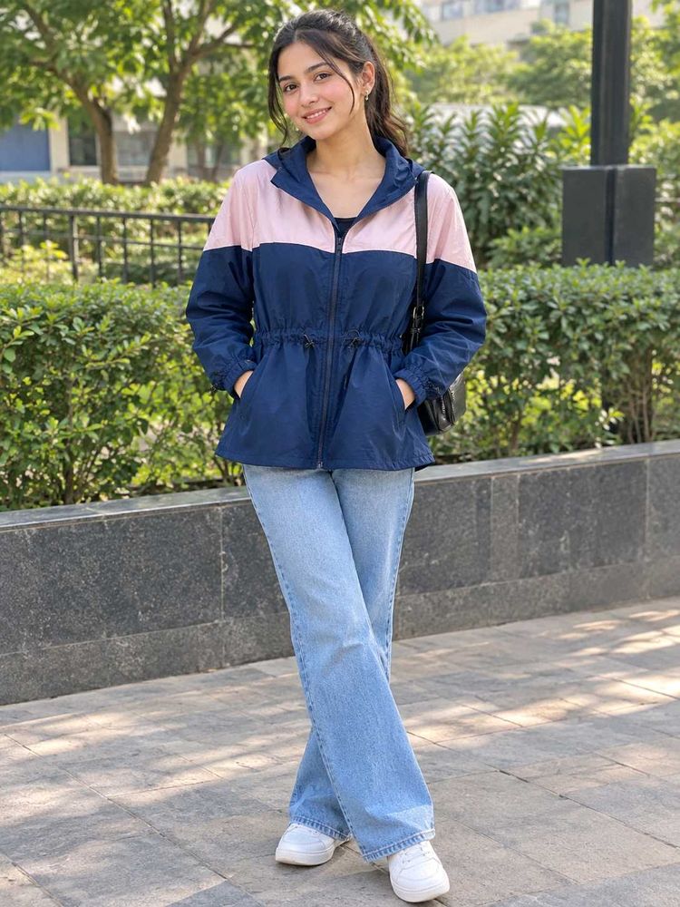 Stylish Colorblock Jacket
