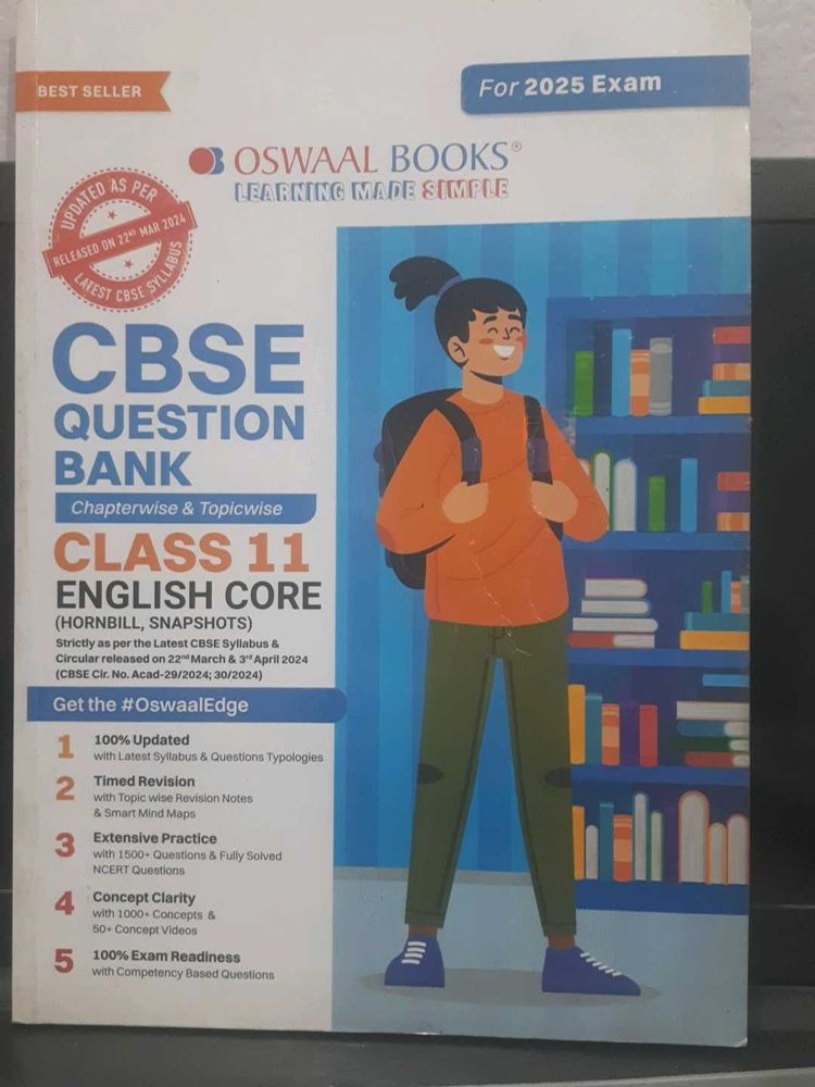 CBSE Class 11 English Core Question Bank