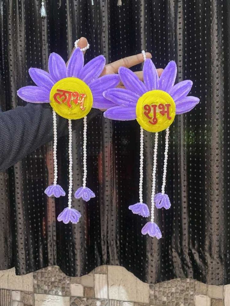 Shubh Labh Flower Hanging
