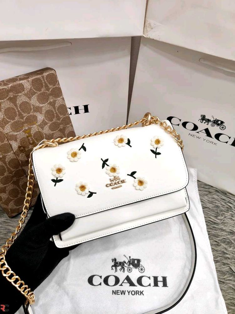 COACH* *KLARE CROSSBODY BAG* In Chalk White, Detai