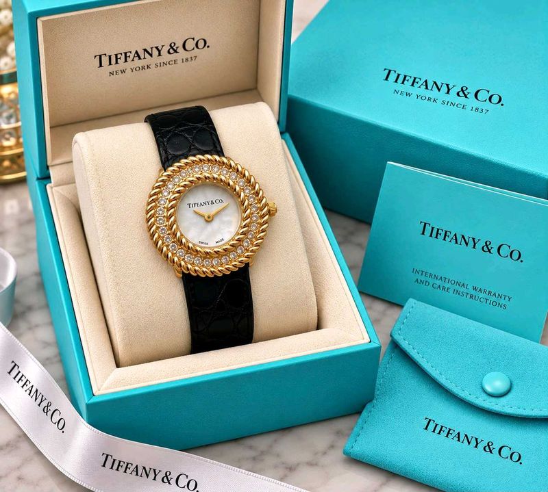 Tiffany &amp; Co. Gold Diamond Watch