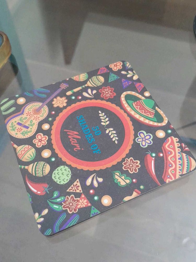 Unique "50 Shades of Mari" Coaster