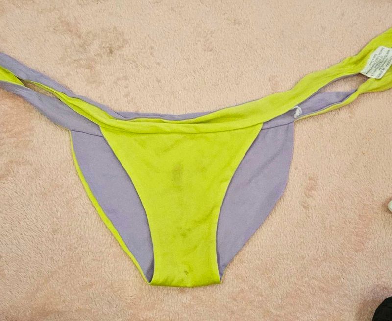 Green &amp; Purple Bikini Bottom