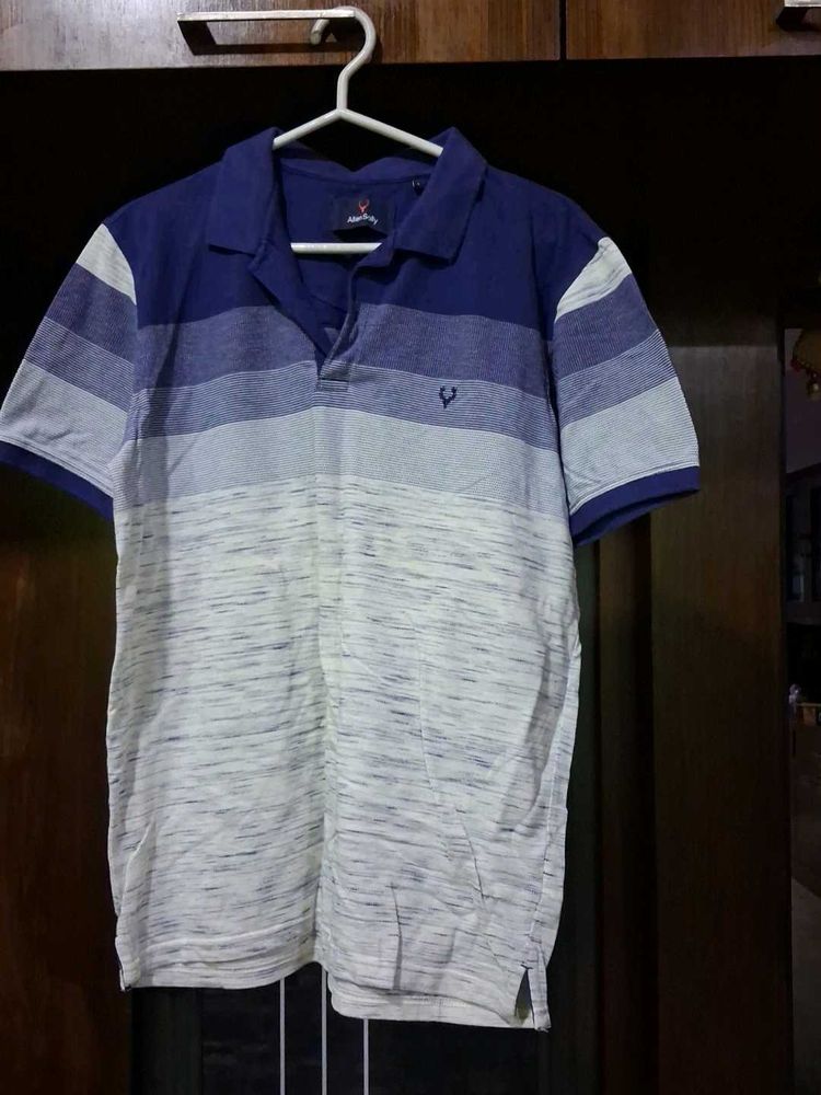 Men's Striped Polo T-Shirt
