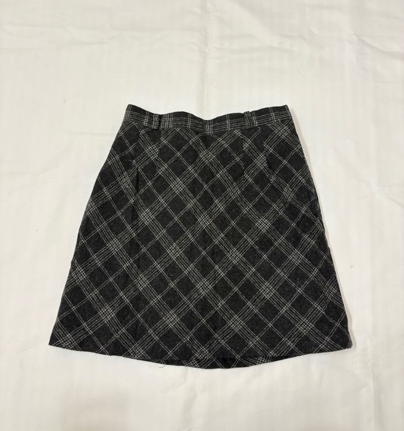 Plaid Mini Skirt