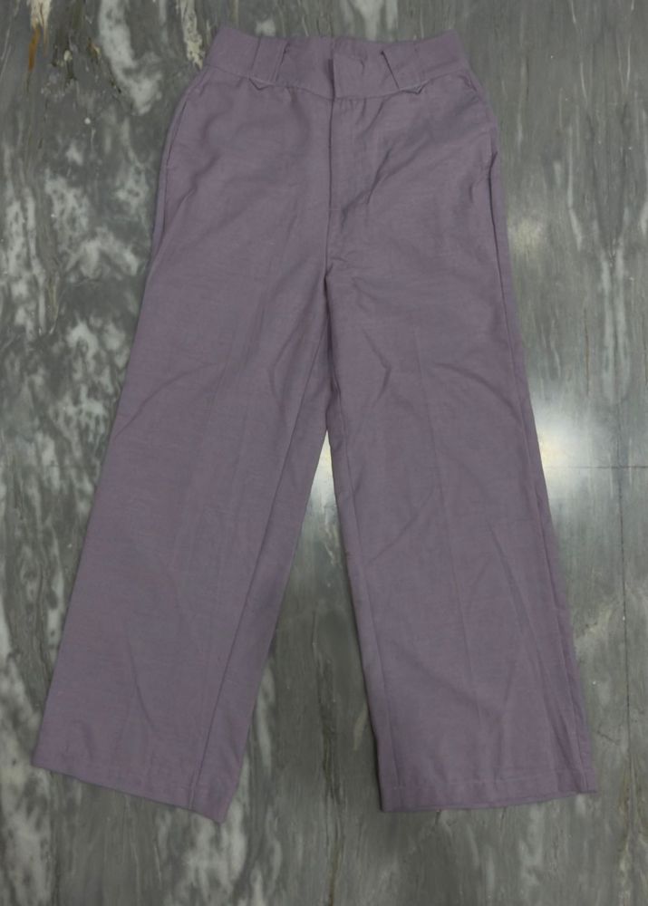 Lilac Wide Leg Pants