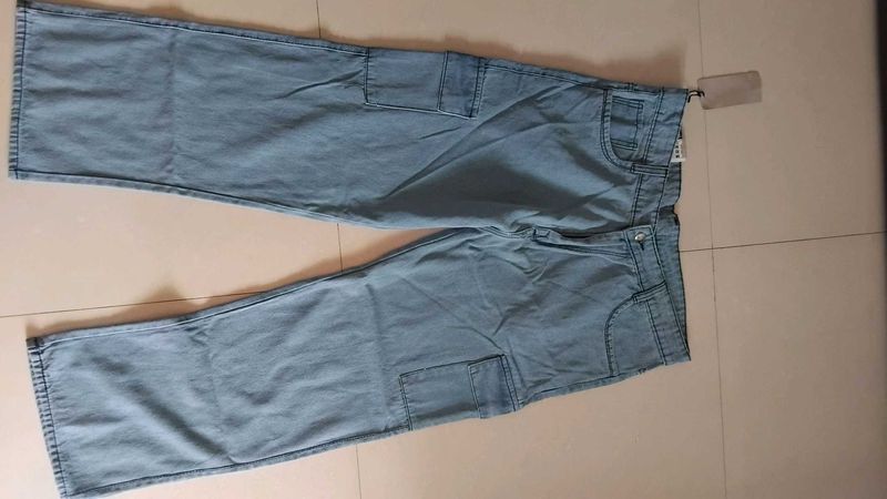 Light Blue Cargo Pants