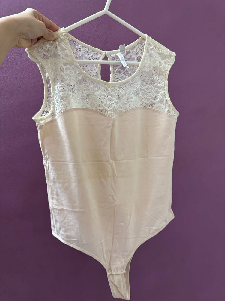 FOREVER NEW Lace Leotard Top - Size M/L