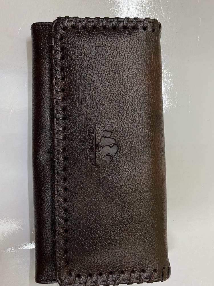 Clownfish Leather Clutch