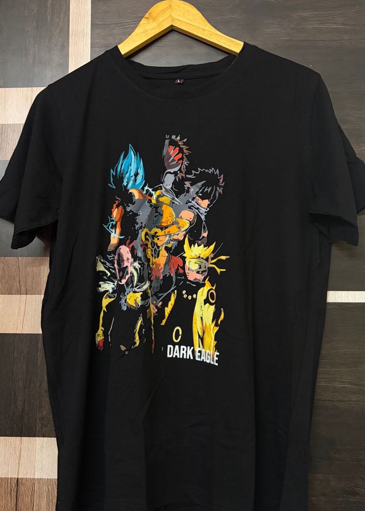 Anime Graphic Print T-Shirt