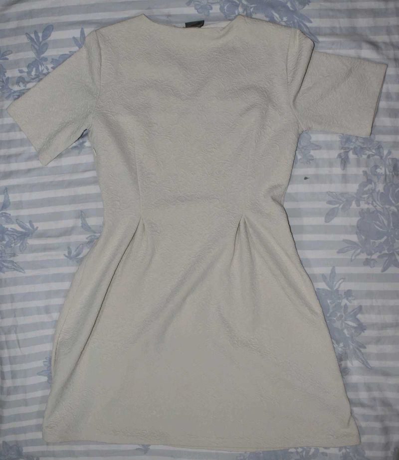 Chic Textured A-Line Dress