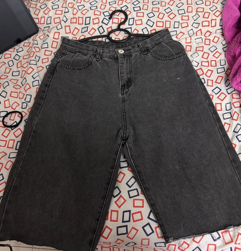 charcoal black jorts😍🖤