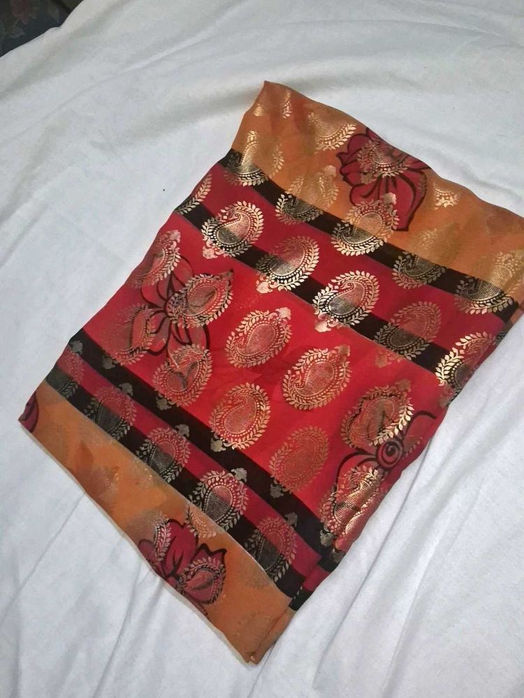 printed saree