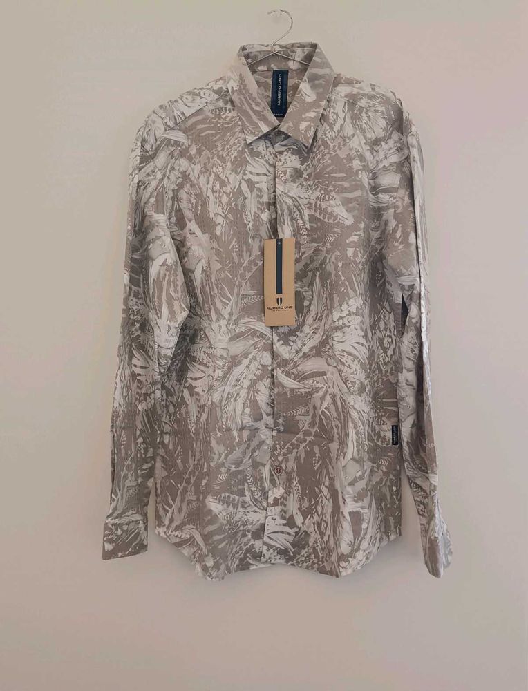 Men's Printed Long Sleeve Shirt