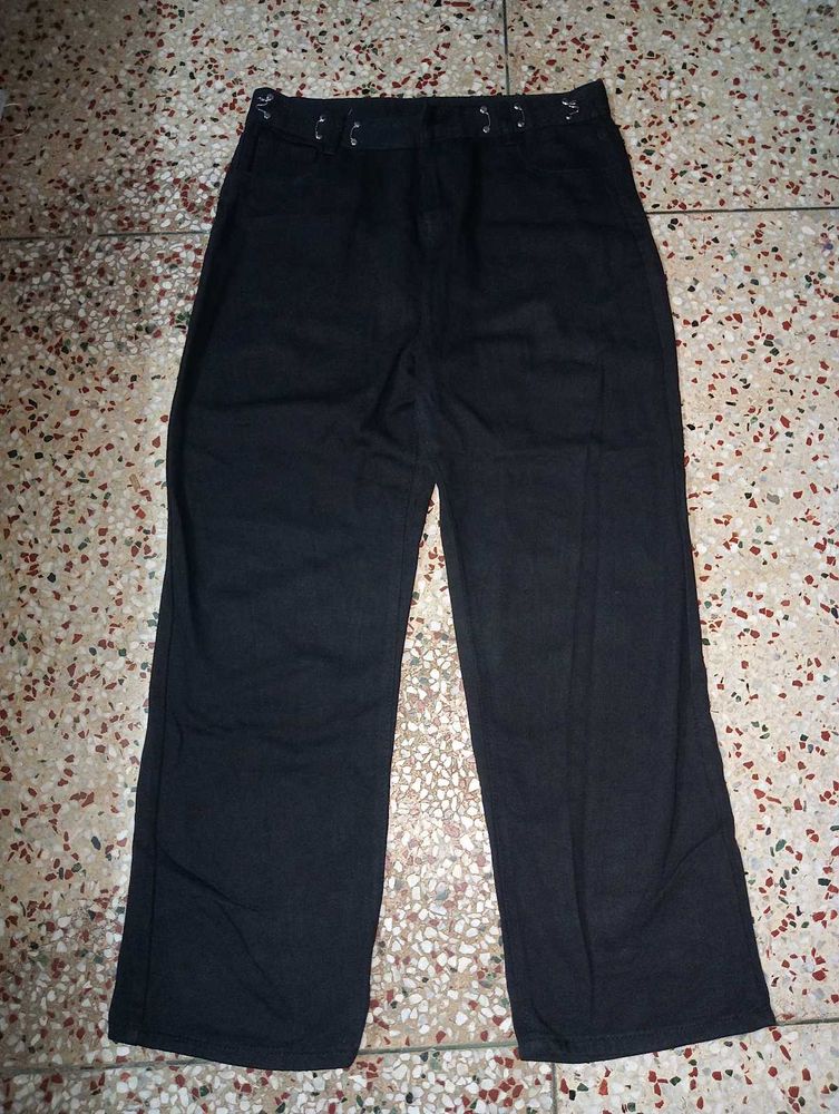 Classic Black Wide Leg Pants