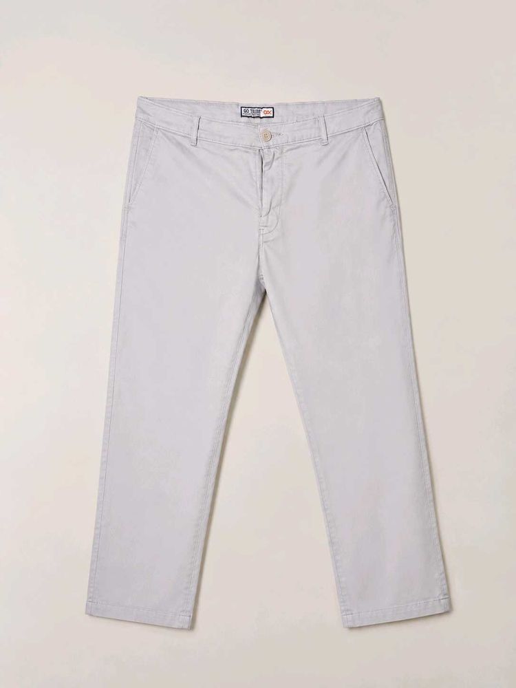 Men’s Straight-Fit Chinos – Li