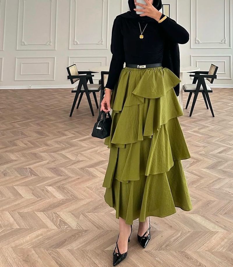Ruffle Retro Dress