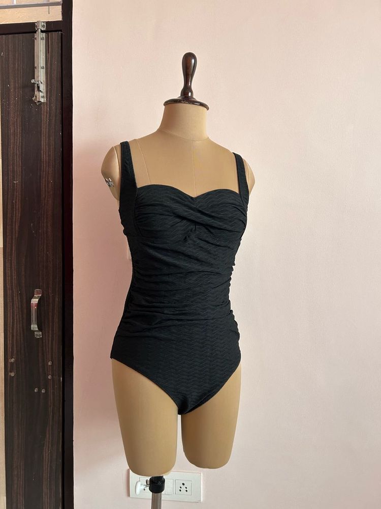 Chic Black One Piece Swimsuit