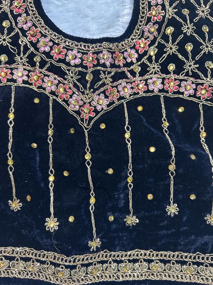 heavy embroidered lehga choli unused
