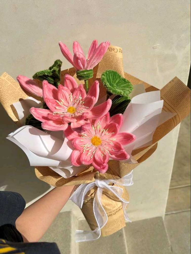 pipe cleaner bouquet gift flowers accessories
