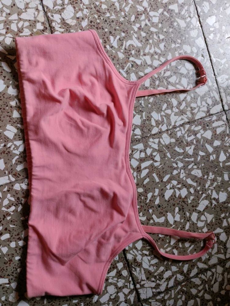 Pink Sports Bra