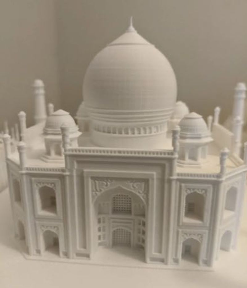 Taj Mahal 3D Model Showpiece