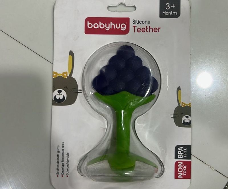 Babyhug Silicone Fruit Teether