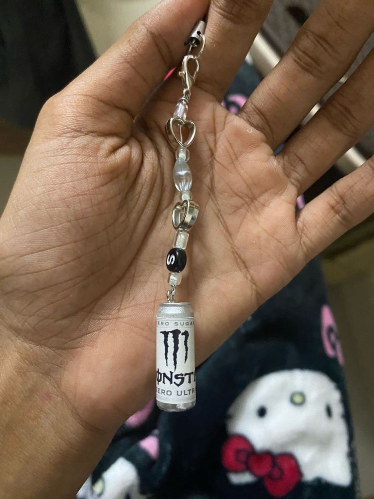 Monster Energy Keychain Charm
