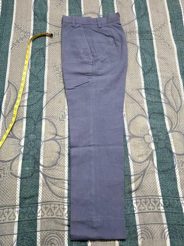 Men's Grey Formal Trousers