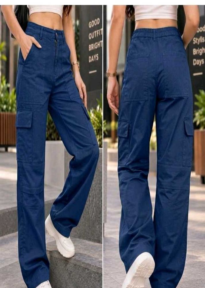 Navy Blue Cargo Pants