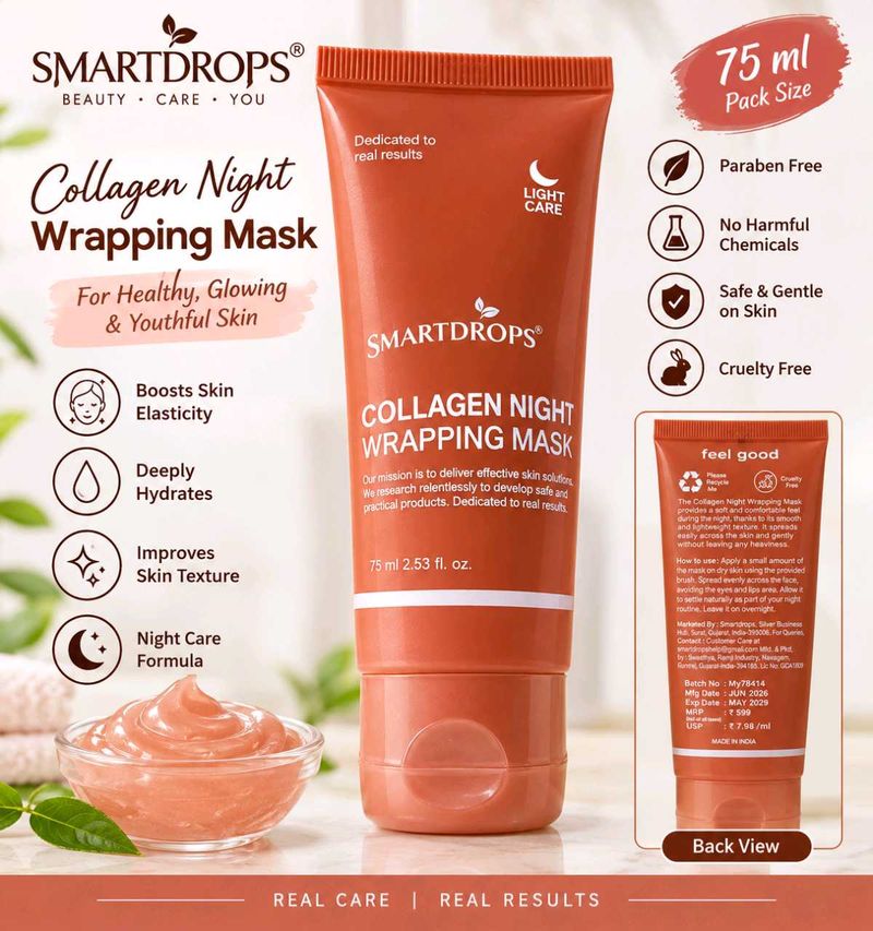 Smartdrops Collagen Overnight Skincare Mask