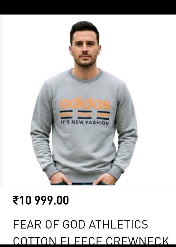 Fear of God Athletics Cotton Fleece Crewneck