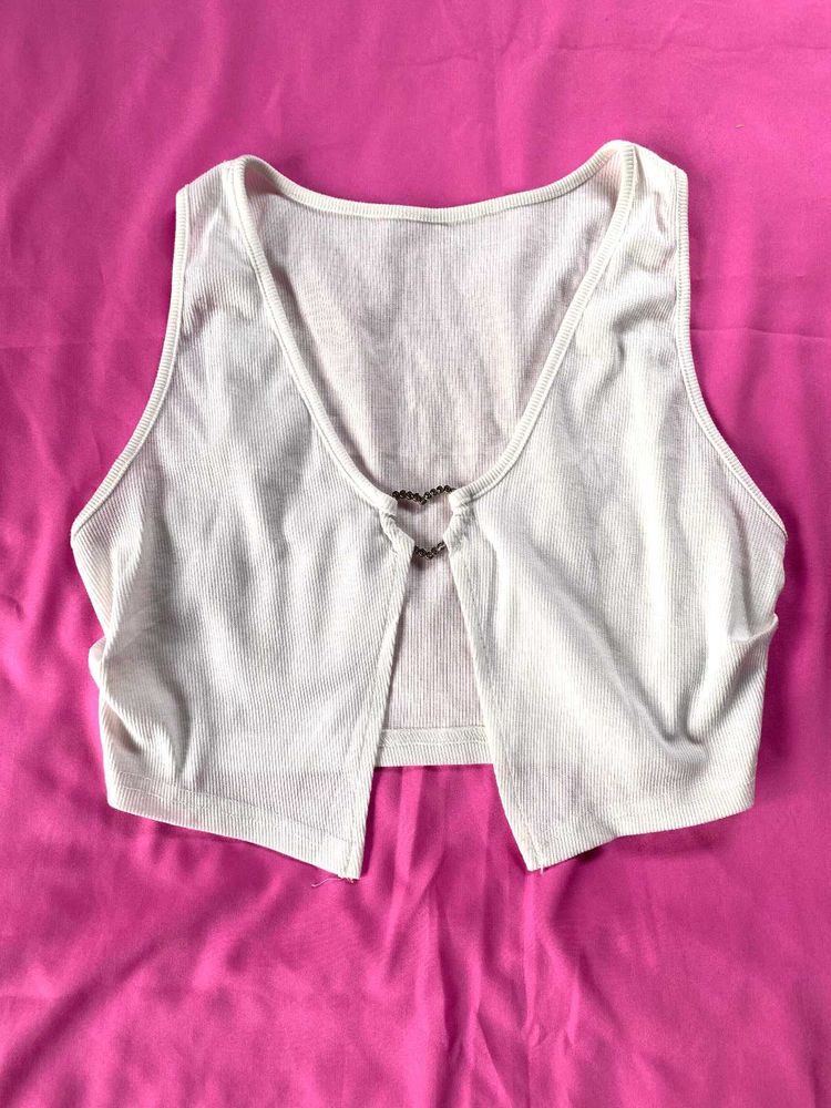 Chic Wrap Front Crop Top
