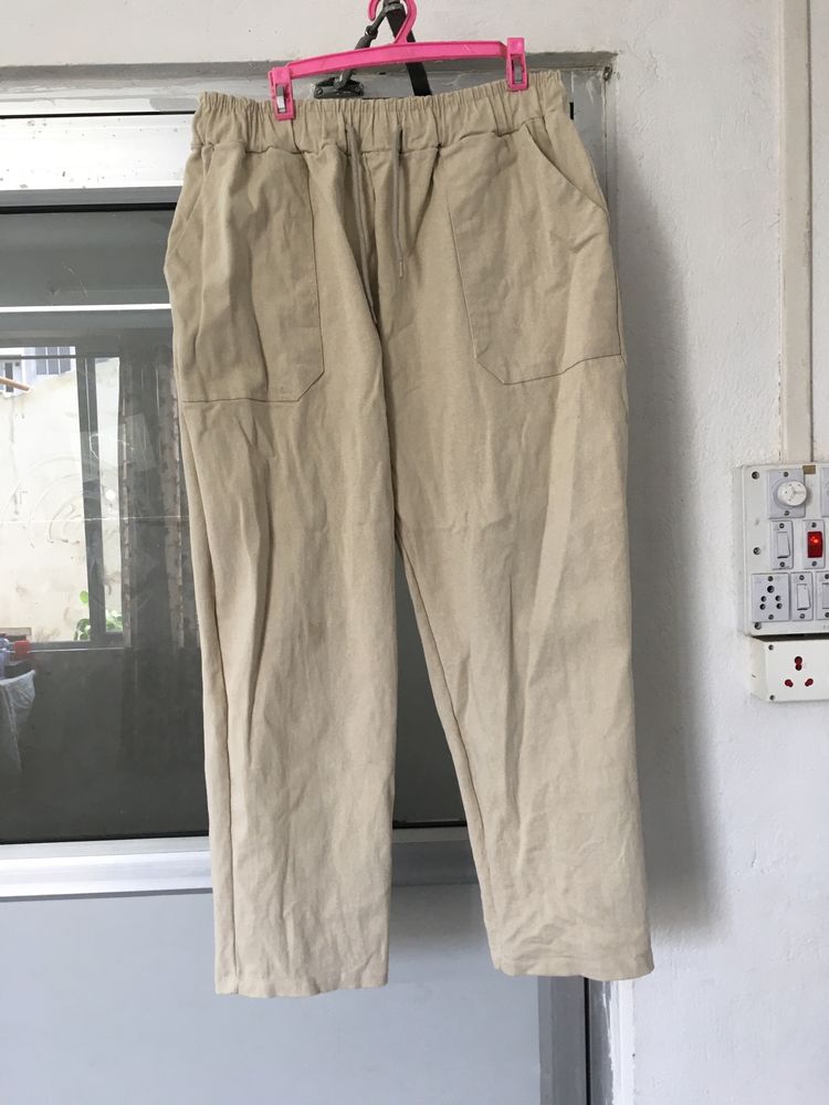 Vintage Cargo Cream Ladies Pant