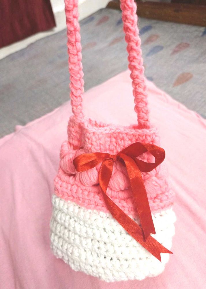 Crochet Handmade Potli Bag