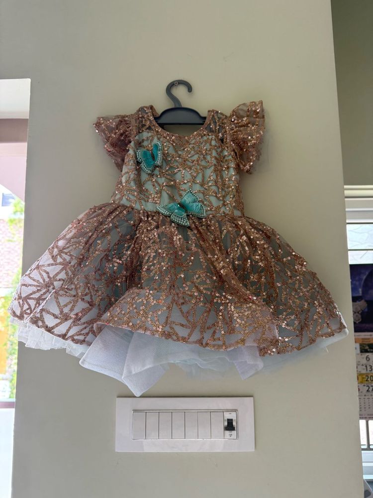 Sparkly Butterfly Party Dress