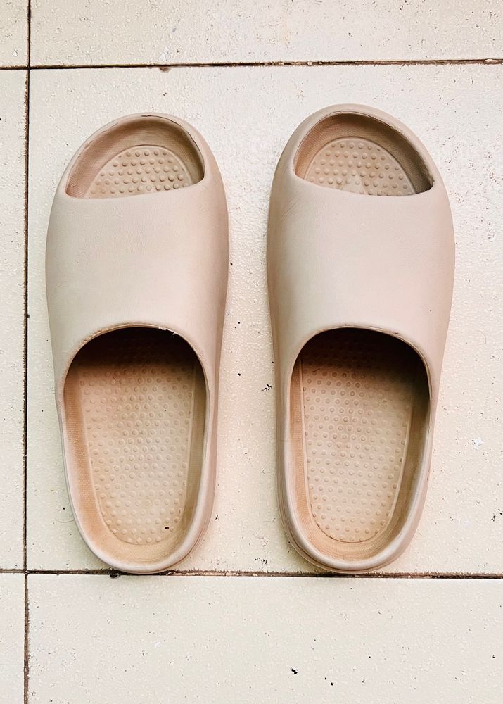 Beige Comfort Slides