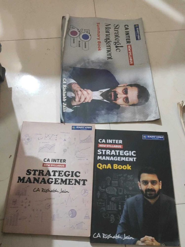 CA Inter Strategic Management Books