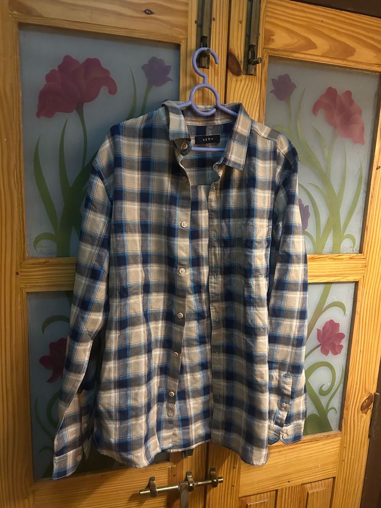 ketch Men's Plaid Button-Up Shirt