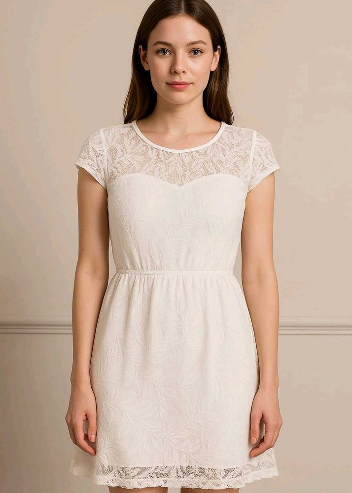 White Lace Dress
